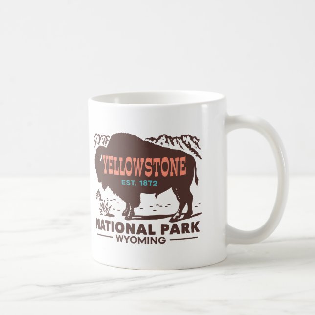 Yellowstone-Nationalpark Kaffeetasse (Rechts)