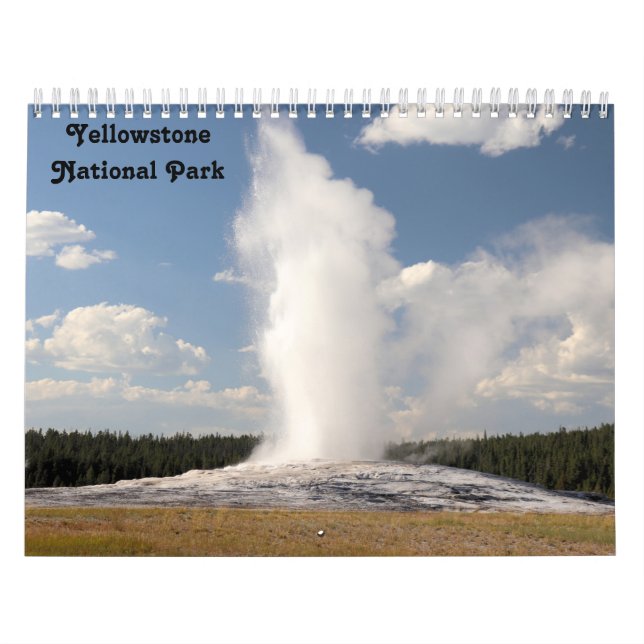 Yellowstone-Nationalpark Kalender (Titelbild)