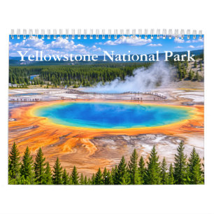 Yellowstone-Nationalpark-Kalender Kalender