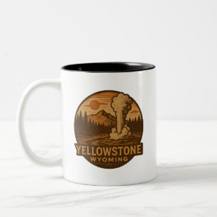 Yellowstone Nationalpark Keramik Tasse
