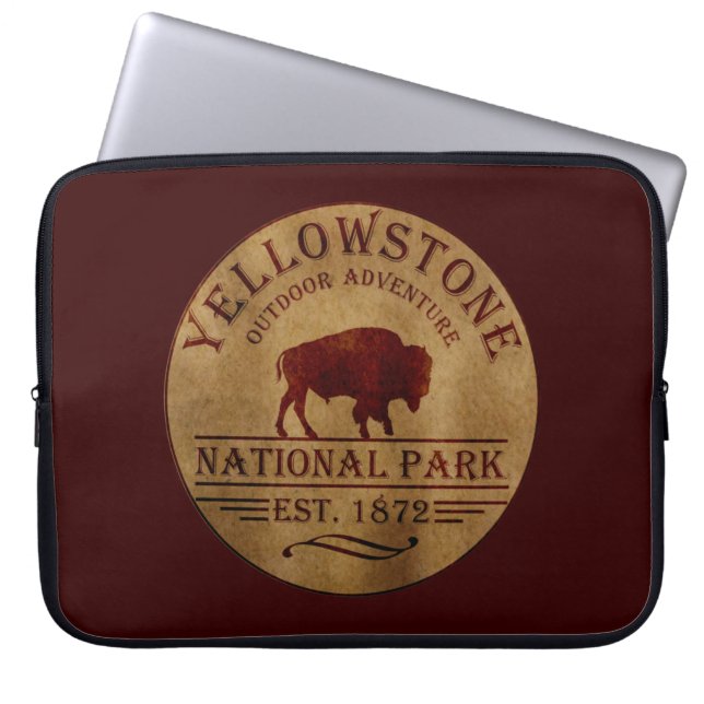 Yellowstone Nationalpark Laptopschutzhülle (Vorderseite)