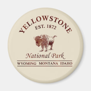 Yellowstone Nationalpark Magnet