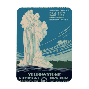 Yellowstone-Nationalpark Magnet