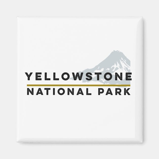 Yellowstone-Nationalpark Magnet (Vorne)
