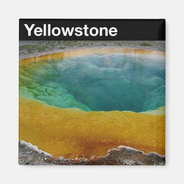 Yellowstone-Nationalpark Magnet (Vorne)