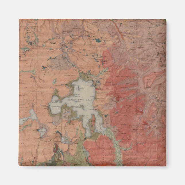 Yellowstone-Nationalpark Magnet (Vorne)