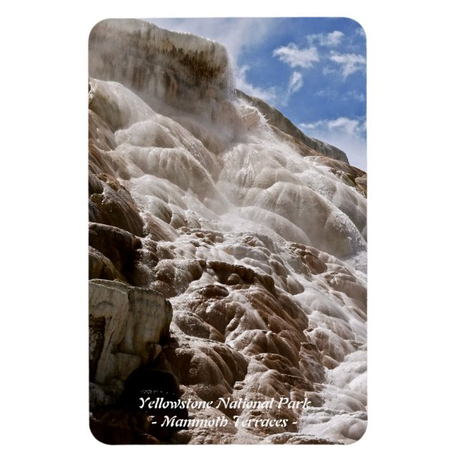 YELLOWSTONE NATIONALPARK, MAMMUTterrassen (3) Magnet (Vertikal)