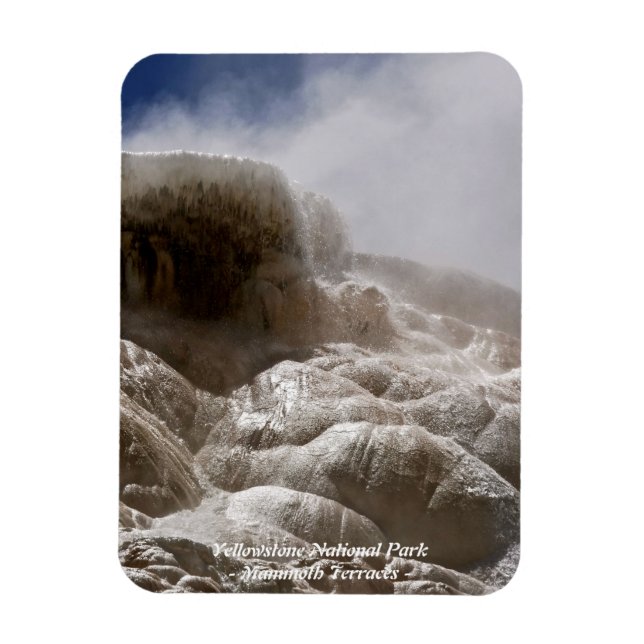 YELLOWSTONE NATIONALPARK, MAMMUTterrassen (4) Magnet (Vertikal)