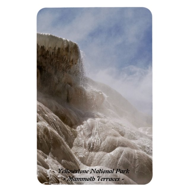 YELLOWSTONE NATIONALPARK, MAMMUTterrassen (5) Magnet (Vertikal)