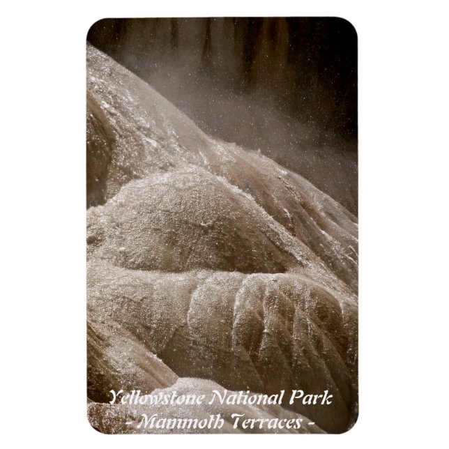YELLOWSTONE NATIONALPARK, MAMMUTterrassen (6) Magnet (Vertikal)