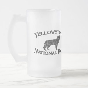 Yellowstone Nationalpark Mattglas Bierglas