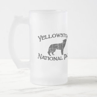 Yellowstone Nationalpark Mattglas Bierglas
