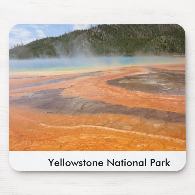 Yellowstone Nationalpark Mausunterlage Mousepad (Vorne)