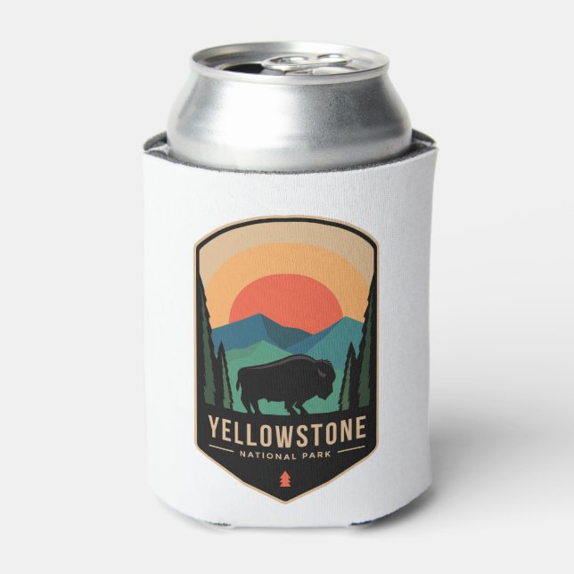 Yellowstone Nationalpark Merchandise Dosenkühler (Kanne Vorderseite)