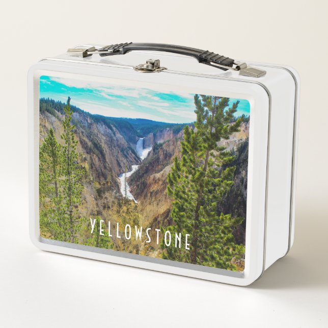 Yellowstone-Nationalpark Metall Brotdose (Vorderseite)