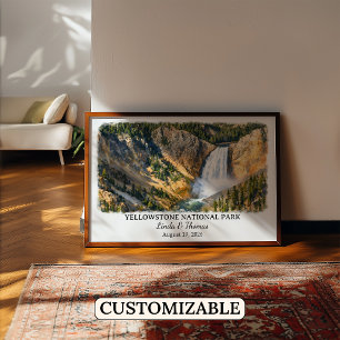 Yellowstone Nationalpark Montana Poster, Individue Poster