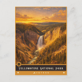 Yellowstone Nationalpark | Montana Postkarte