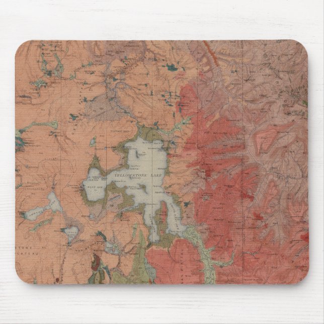 Yellowstone-Nationalpark Mousepad (Vorne)