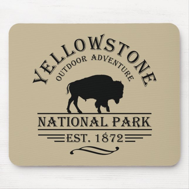 Yellowstone Nationalpark Mousepad (Vorne)