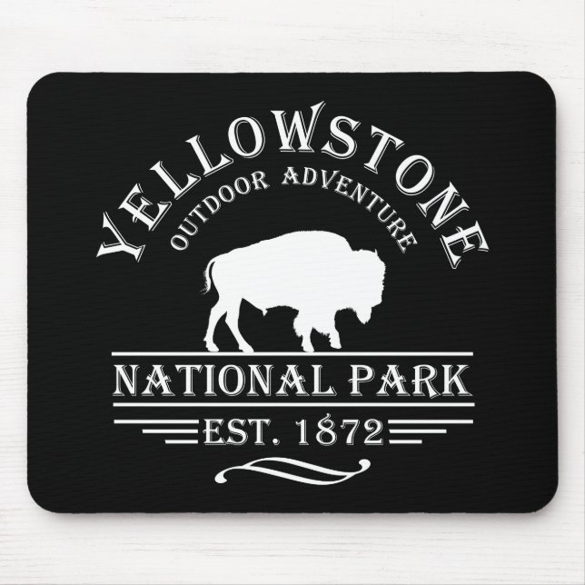 Yellowstone Nationalpark Mousepad (Vorne)