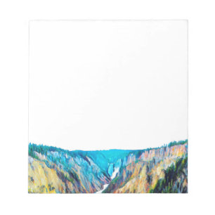 Yellowstone Nationalpark Notepad Notizblock