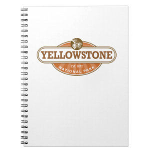 Yellowstone-Nationalpark Notizblock