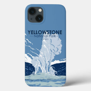 Yellowstone Nationalpark Old Faithful Vintage Case-Mate iPhone Hülle