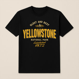 Yellowstone Nationalpark "Oldest & Best" 1872 T-Shirt