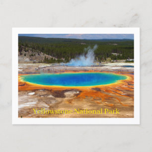 Yellowstone Nationalpark Postcard Postkarte