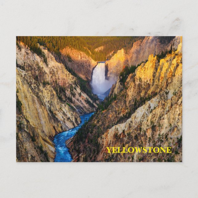 Yellowstone Nationalpark Postcard Postkarte (Vorderseite)
