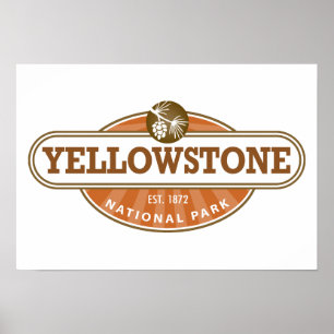Yellowstone-Nationalpark Poster