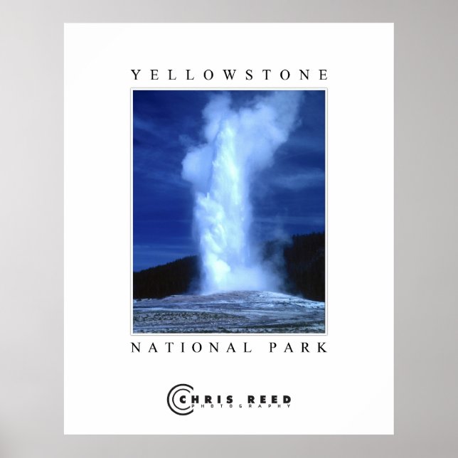 Yellowstone-Nationalpark Poster (Vorne)