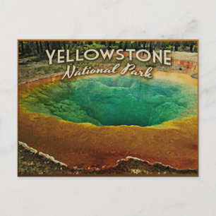 Yellowstone-Nationalpark Postkarte