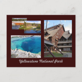 Yellowstone-Nationalpark Postkarte