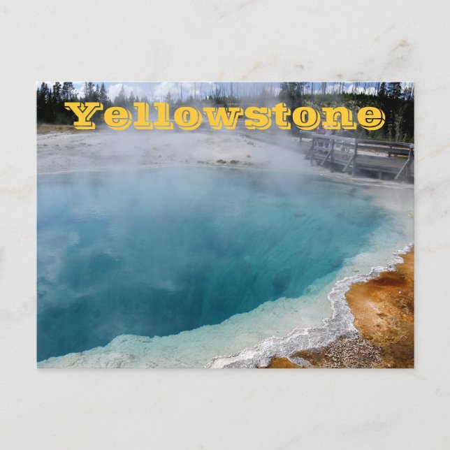 Yellowstone Nationalpark Postkarten (Vorderseite)