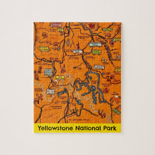 Yellowstone Nationalpark Puzzle