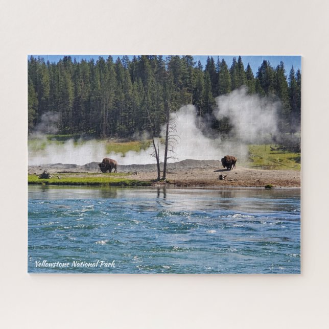 Yellowstone Nationalpark River Puzzle (Horizontal)