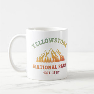 Yellowstone Nationalpark Rodelbahn Camping Kaffeetasse