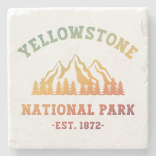 Yellowstone Nationalpark Rodelbahn Camping Steinuntersetzer