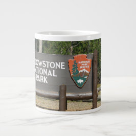 Yellowstone Nationalpark, signe, Wyoming, U.S. Jumbo-Tasse