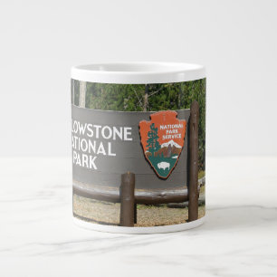 Yellowstone Nationalpark, signe, Wyoming, U.S. Jumbo-Tasse