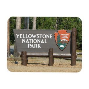 Yellowstone Nationalpark, signe, Wyoming, U.S. Magnet