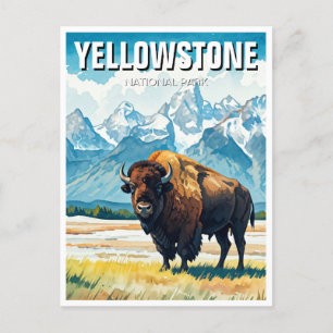 Yellowstone Nationalpark Souvenir Postkarte