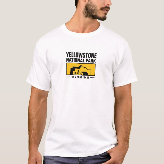 Yellowstone Nationalpark, Souvenir T - Shirt (Vorderseite)