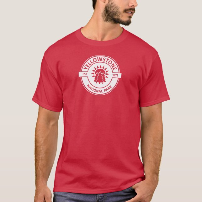 Yellowstone-Nationalpark T-Shirt (Vorderseite)