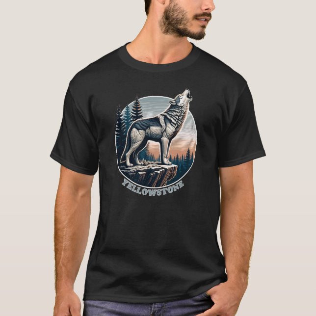Yellowstone-Nationalpark T-Shirt (Vorderseite)