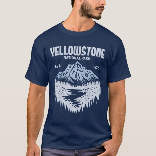 Yellowstone-Nationalpark T-Shirt (Vorderseite)