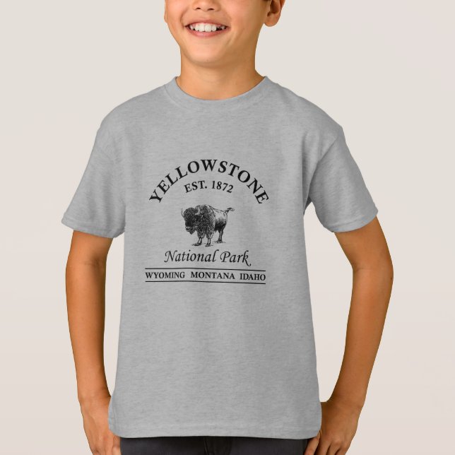 Yellowstone Nationalpark T-Shirt (Vorderseite)