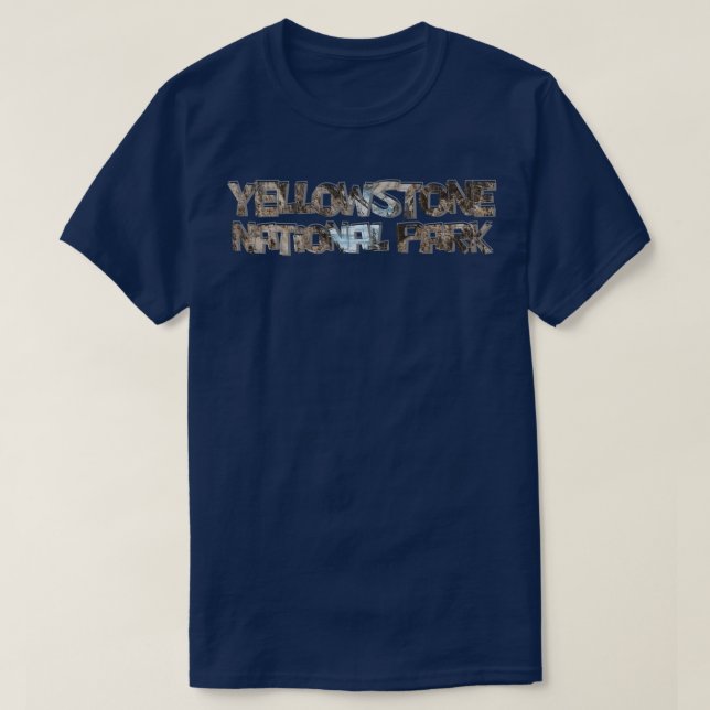 Yellowstone-Nationalpark T-Shirt (Design vorne)