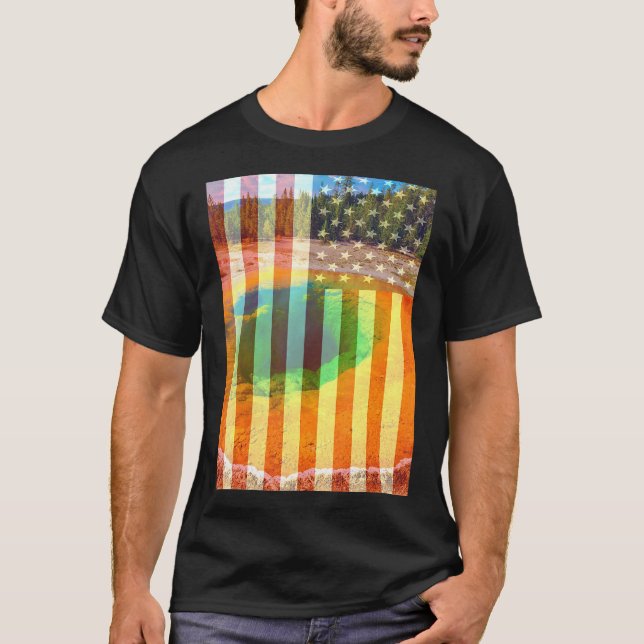 Yellowstone-Nationalpark T-Shirt (Vorderseite)